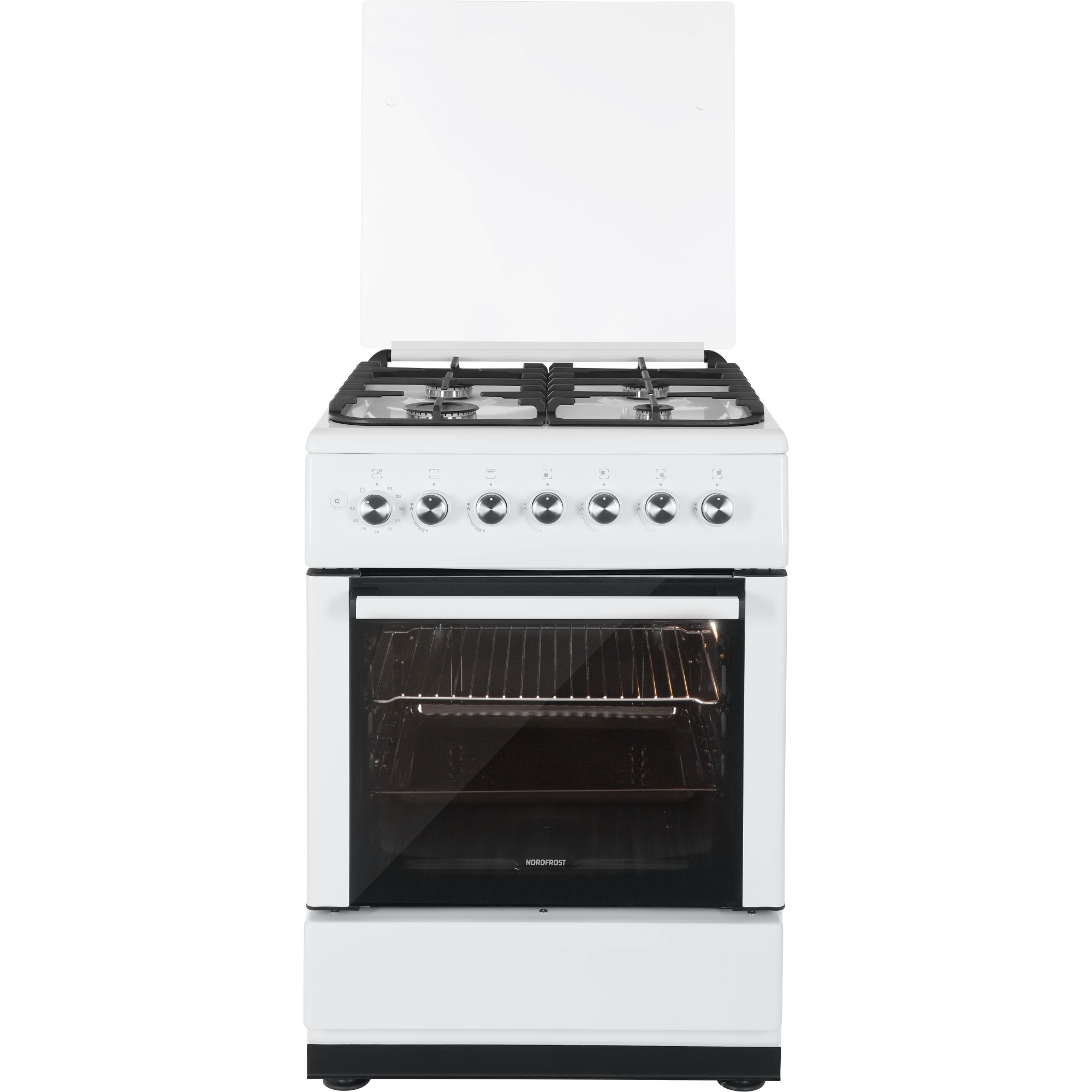 Плита газовая NORDFROST GG 6062 W, белый