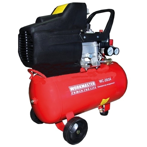 Компрессор масляный Workmaster WC-20/24А, 24 л, 1.5 кВт