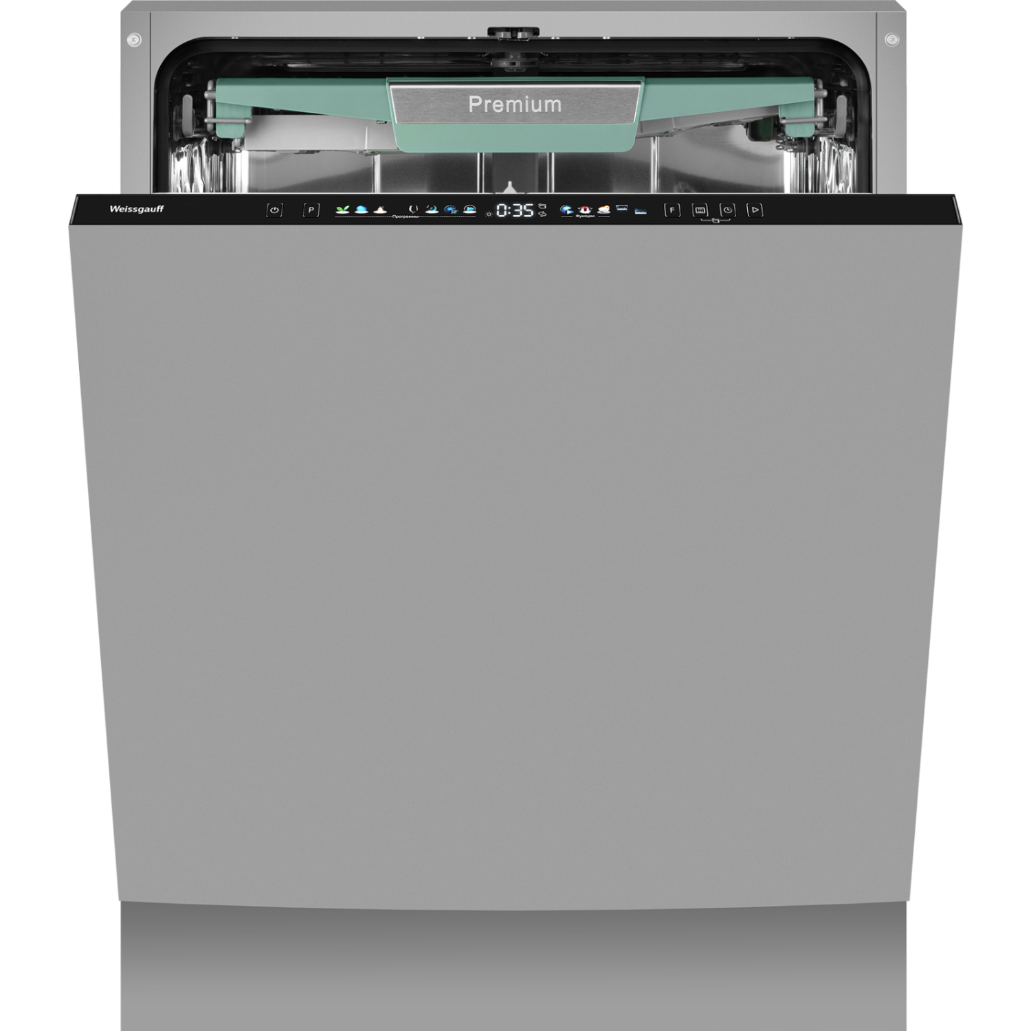 Посудомоечная машина встраиваемая Weissgauff BDW 6140 Real Touch DC Inverter Timer Floor