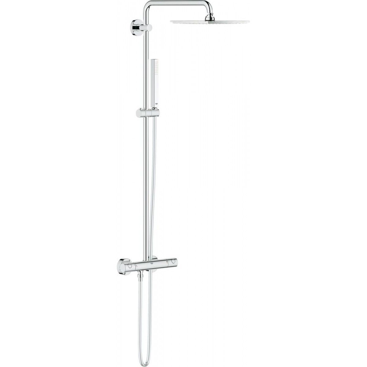 Душевая стойка Grohe Euphoria XXL Cube 230 26187000 (с термостатом), хром