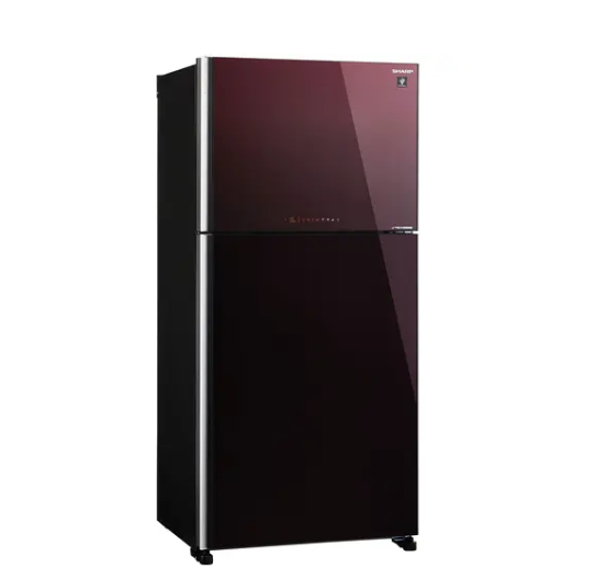 Холодильник Sharp SJ-XG60PG-RD, красно-черный/стекло