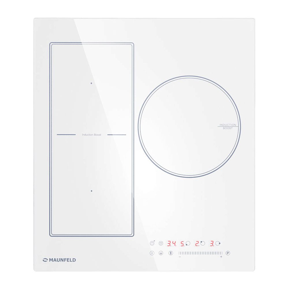 Варочная панель индукционная Maunfeld CVI453SBWH Inverter, белый