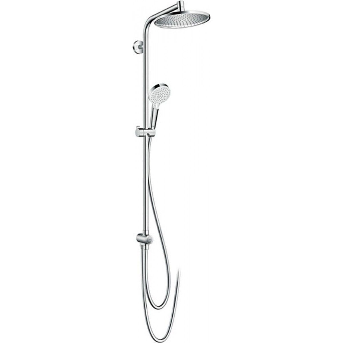 Душевая стойка Hansgrohe Crometta S 240 1jet Showerpipe Rеno 27270000 EcoSmart (без смесителя)