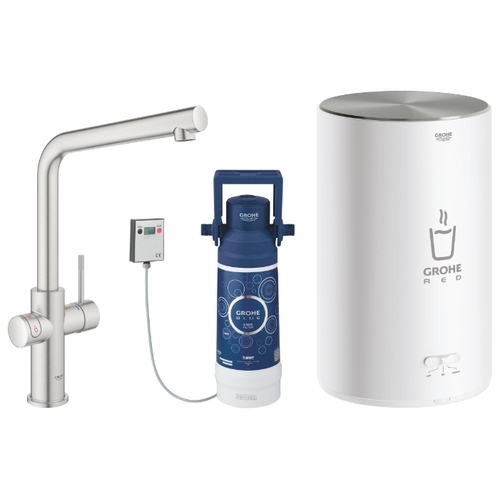 Смеситель для кухни (мойки) Grohe Red Duo 30327DC1 однорычажный нерж.сталь