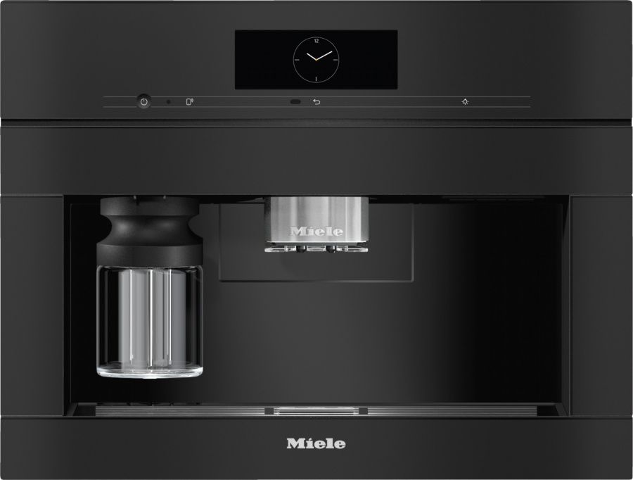 Кофемашина автоматическая встраиваемая Miele CVA 7845 125 Gala Ed Obsidian Black Matt, черный