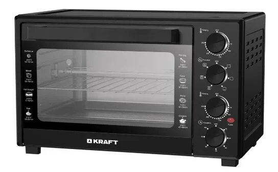 Мини-печь KRAFT KFC-MO 384 HRKBL, черный