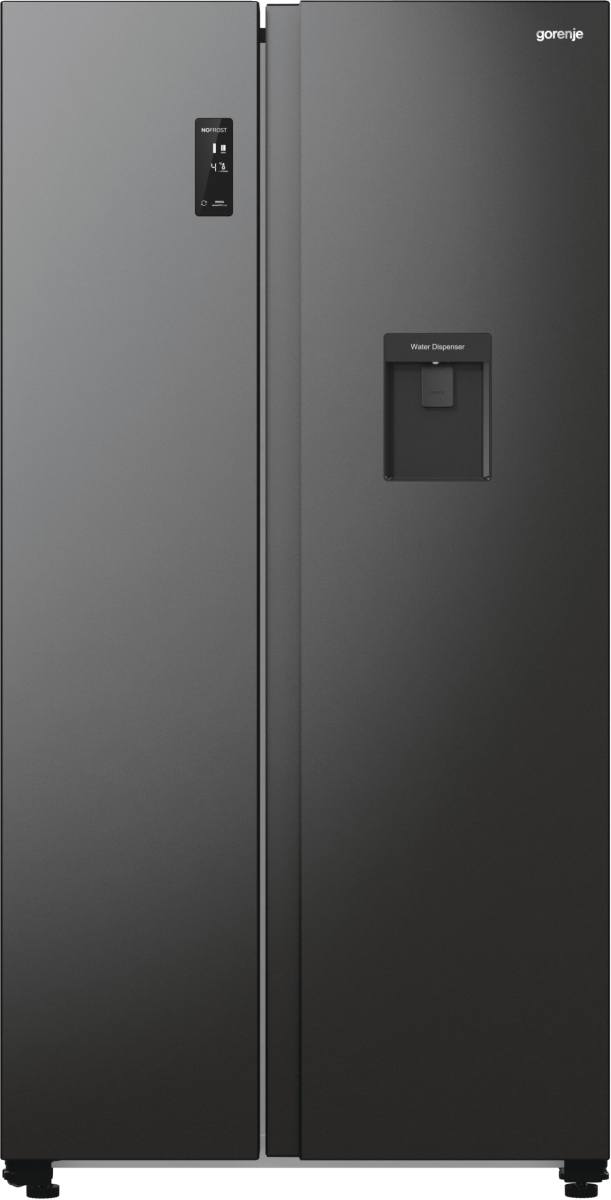 Холодильник Side-by-Side Gorenje NRR9185EABXLWD, черный