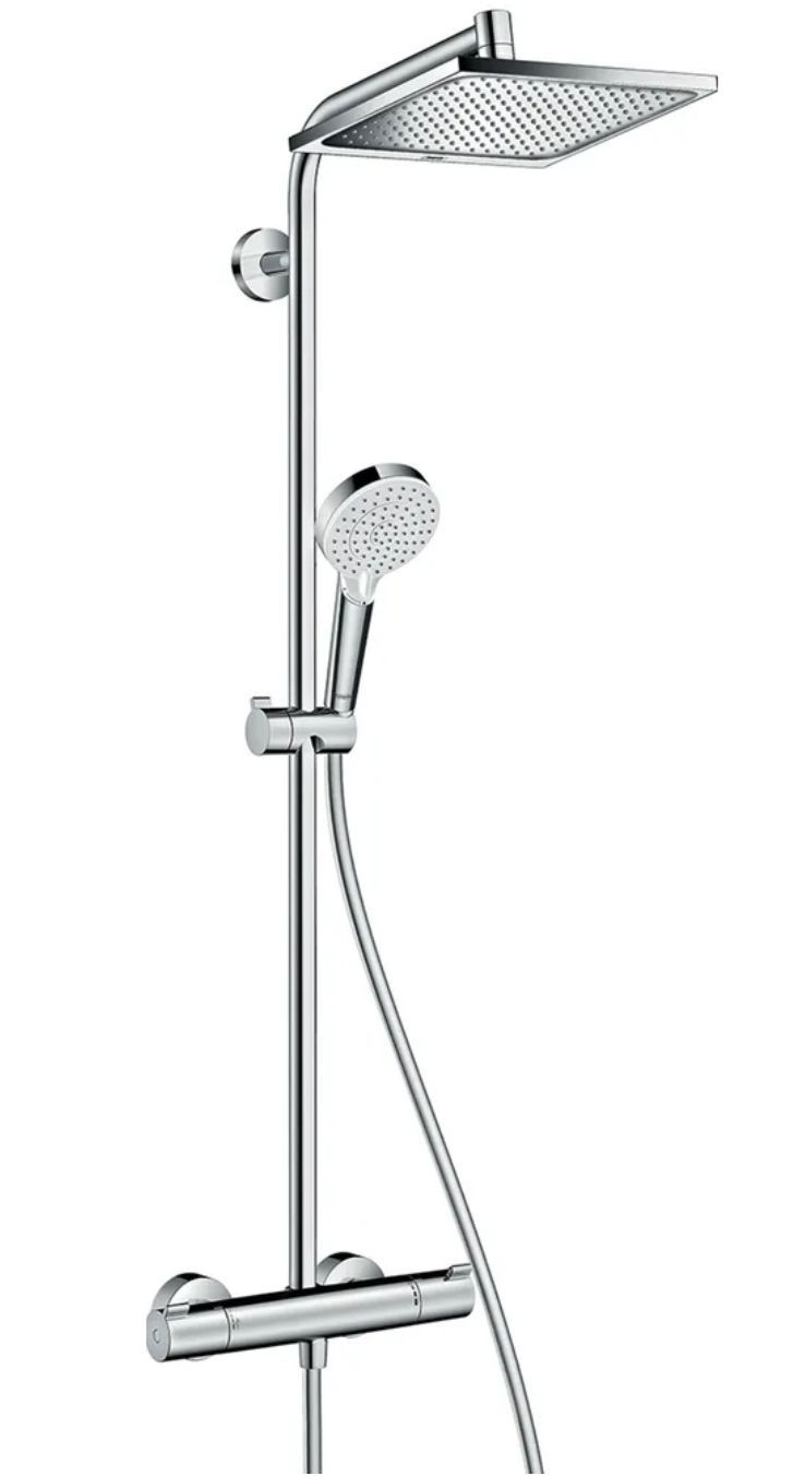 Душевая стойка Hansgrohe Crometta Е 240 1jet Showerpipe 27271000 (со смесителем)