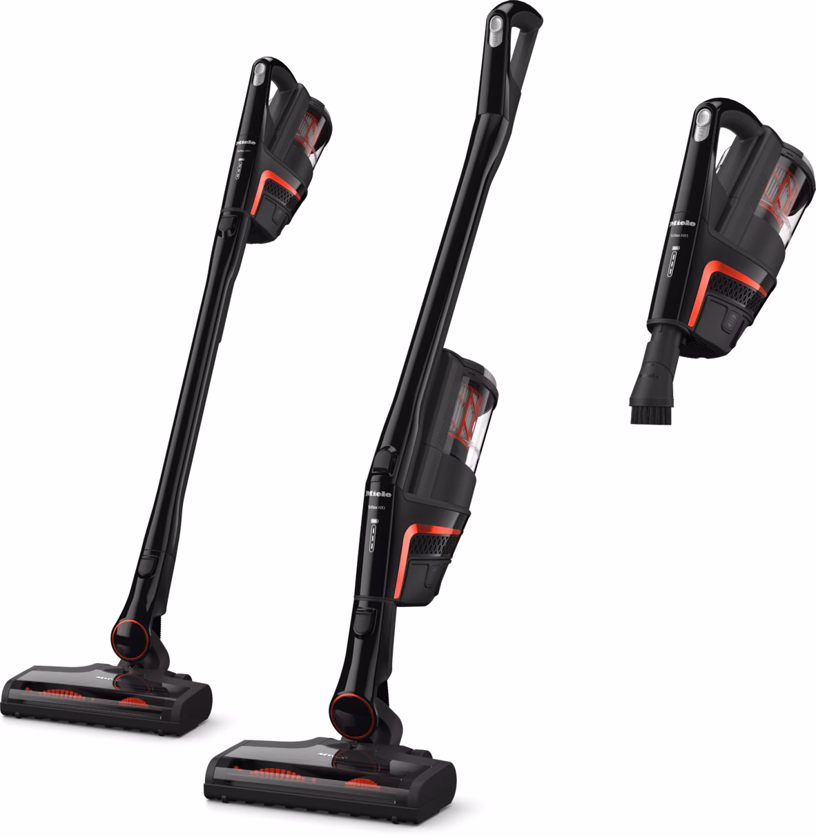 Пылесос вертикальный Miele Triflex HX1 Facelift Active Obsidian Black, черный обсидиан