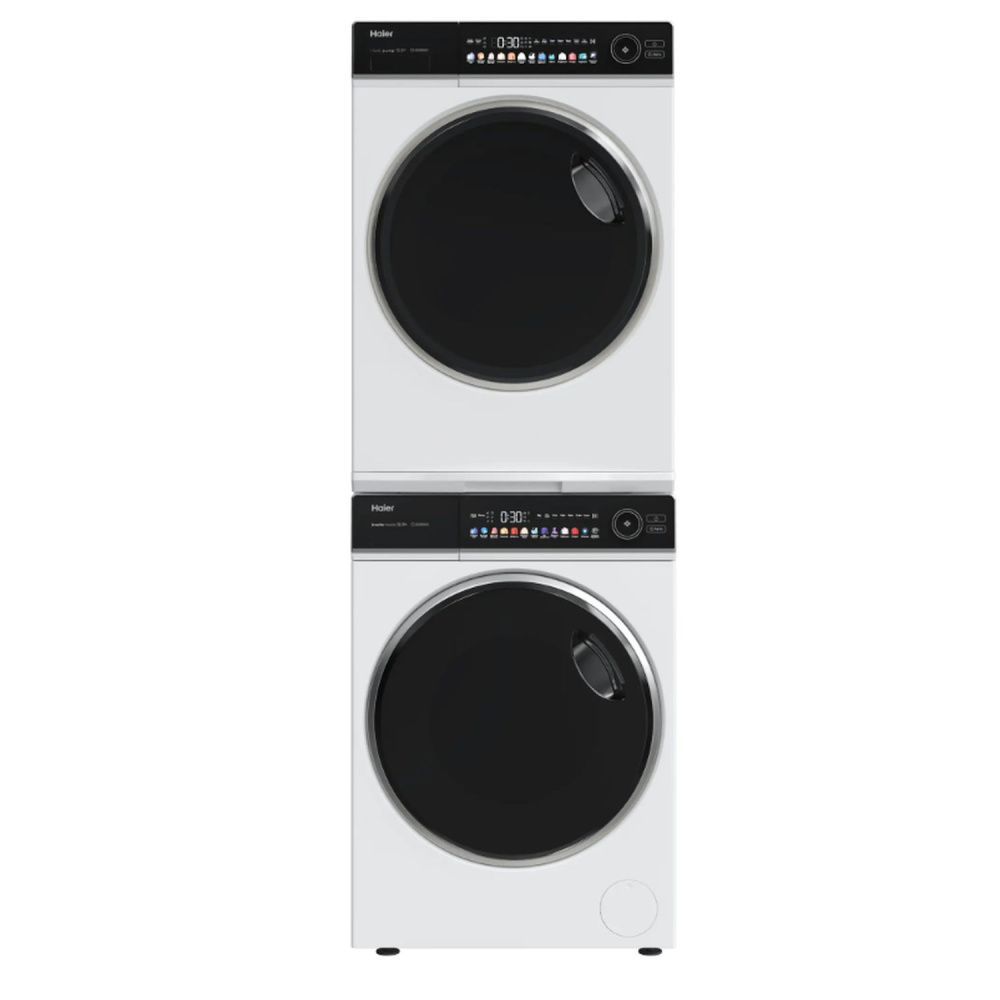 Стирально-сушильная машина Haier 336 (HW105-BP14336 + HD105-A2336 + CK-2), белый