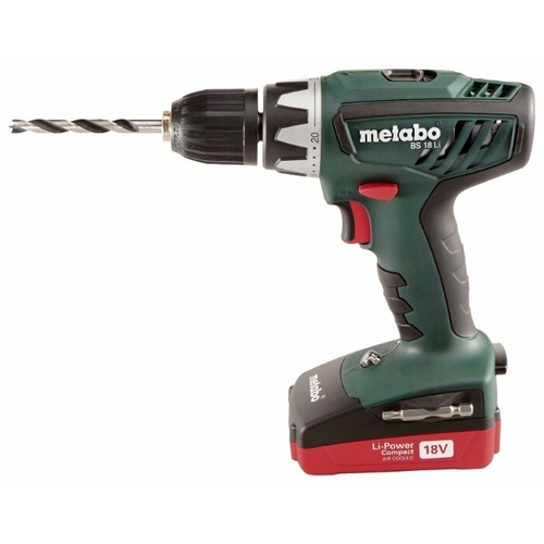 Дрель-шуруповерт аккумуляторная Metabo BS 18 Li 2012 13мм 2.0Ah x2 Case 48 Н·м