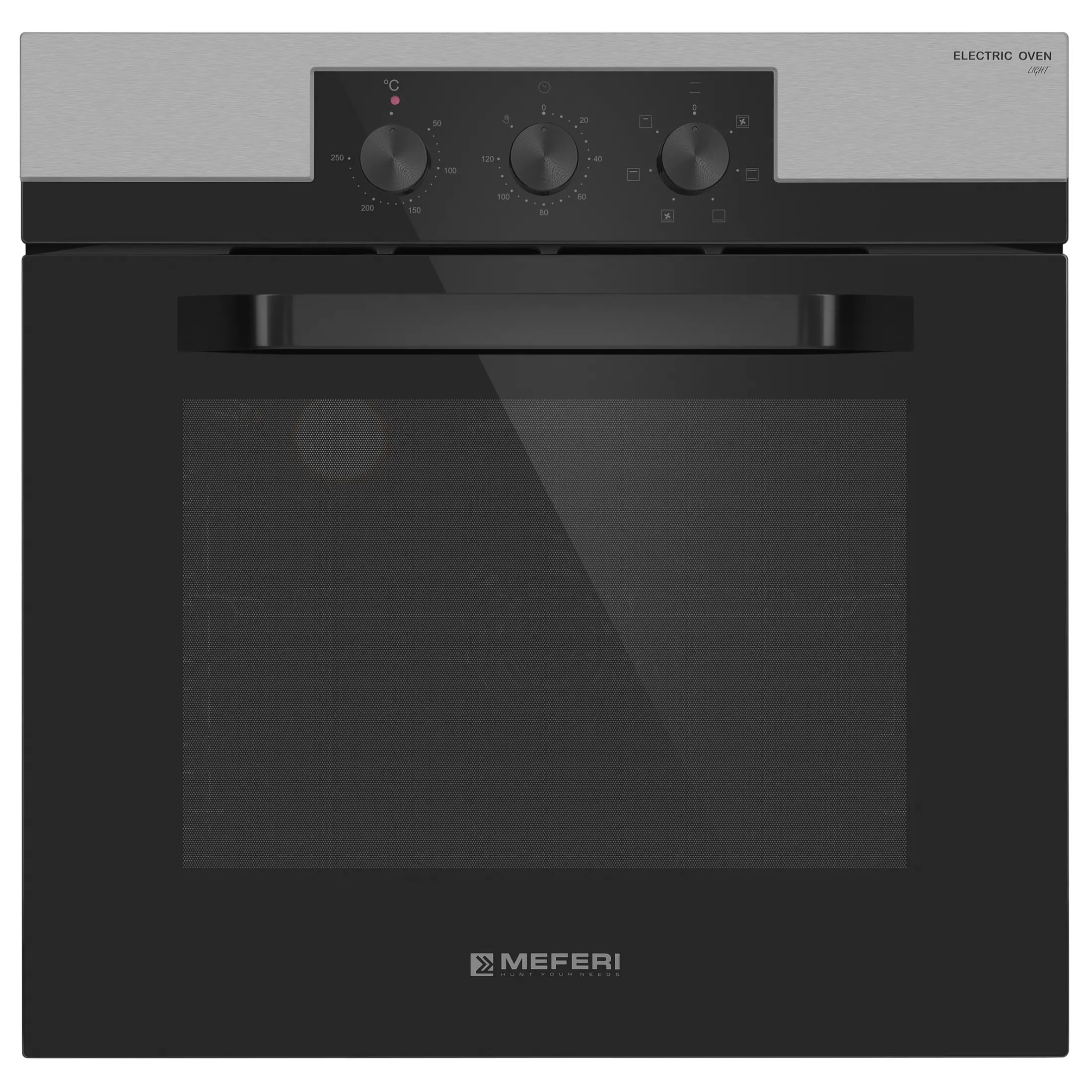 Духовой шкаф электрический Meferi MEO606IX LIGHT, нержавеющая сталь