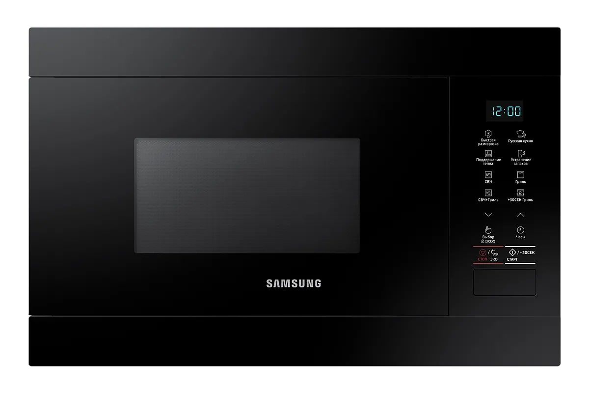 Микроволновая печь встраиваемая Samsung MG22M8054AK/BW, черный