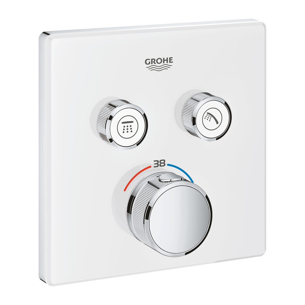 Термостат для душа Grohe Grohtherm SmartControl 29156LS0, белая луна/хром