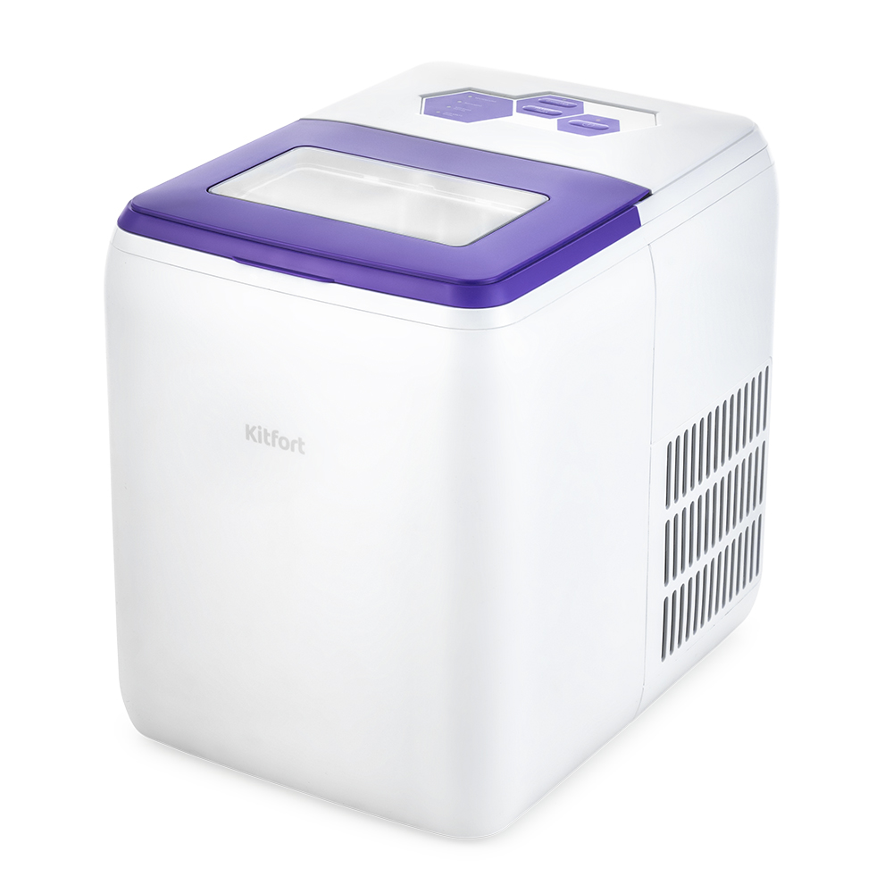 Льдогенератор Kitfort KT-1818-1 белый/фиолетовый