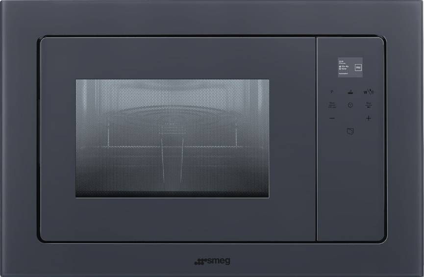 Микроволновая печь встраиваемая Smeg FMI120G, серый