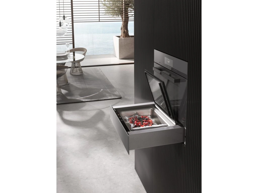 Вакууматор встраиваемый Miele EVS 7010 125 Gala Ed Obsidian Black Matt, черный обсидиан матовый