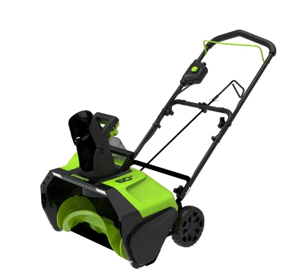 Снегоуборщик аккумуляторный GreenWorks GD60PSTK5 60V, арт. 2602907UG (с 1 АКБ и ЗУ)