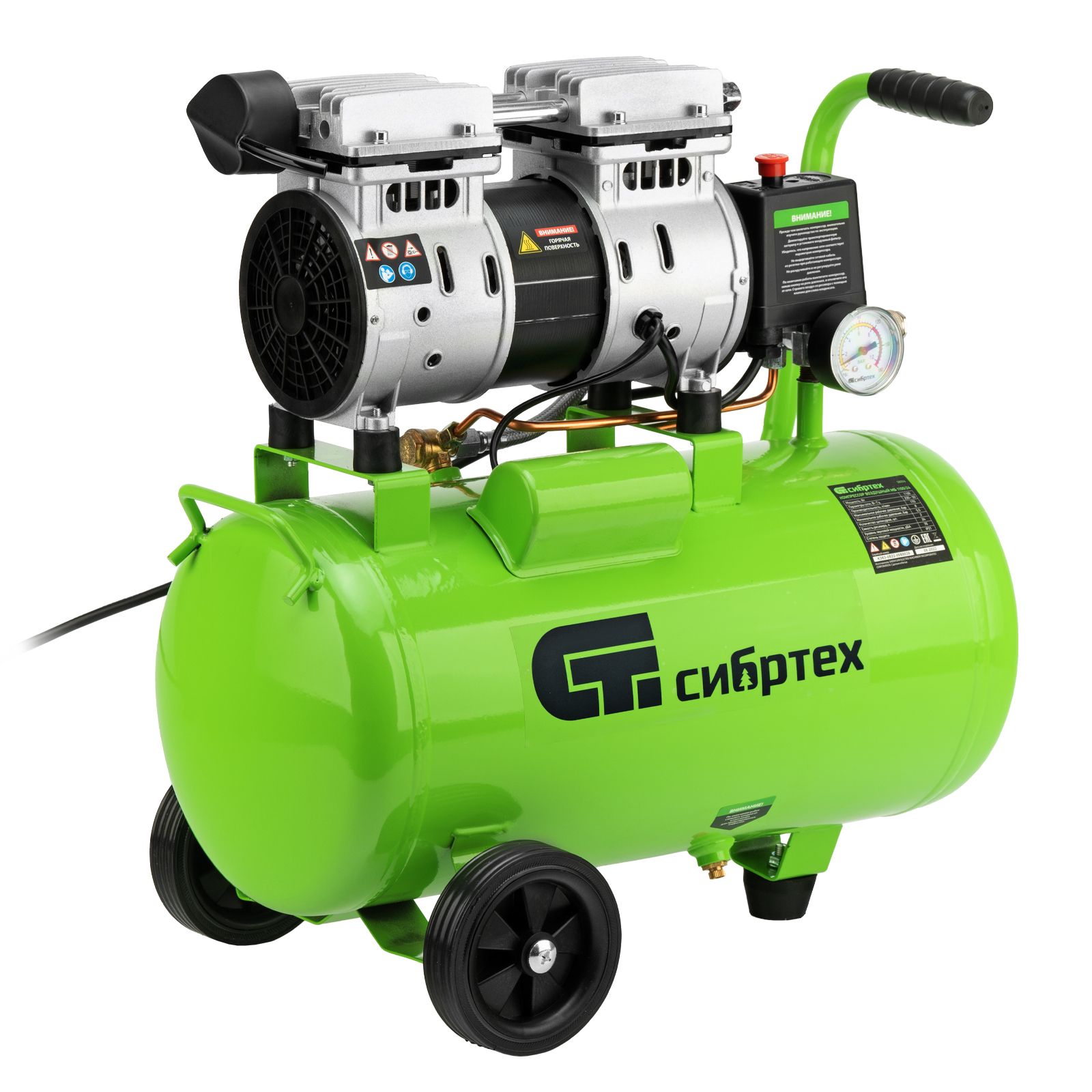 Компрессор поршневой Сибртех МБ 1100/24