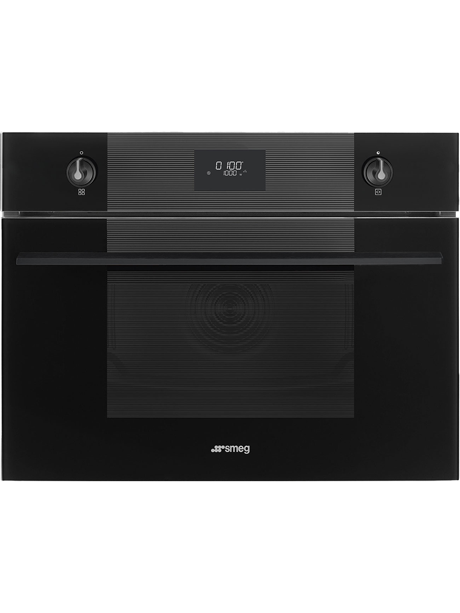 Микроволновая печь встраиваемая Smeg SO4101M0B3, черный