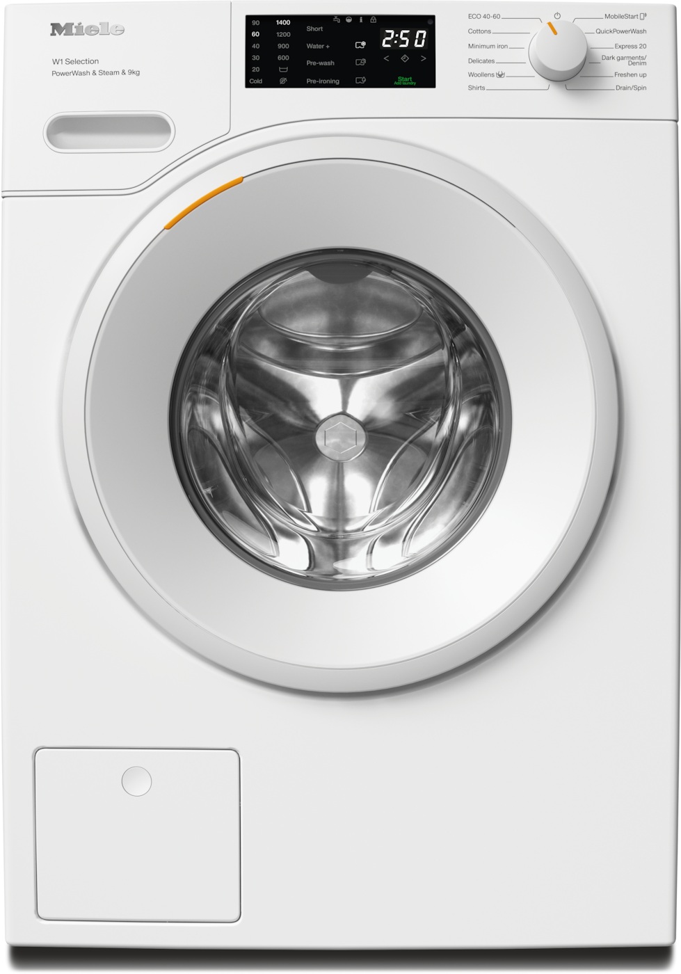 Стиральная машина Miele WSD383 WCS PWash&Steam&9kg Lotus White, белый лотос