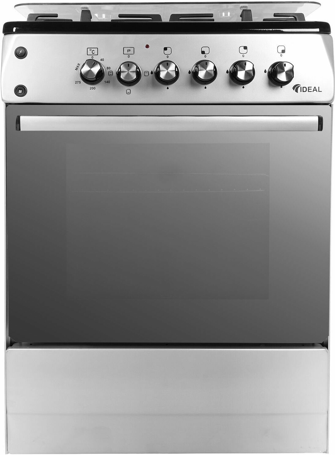 Плита комбинированная IDEAL L280 ГК, серый