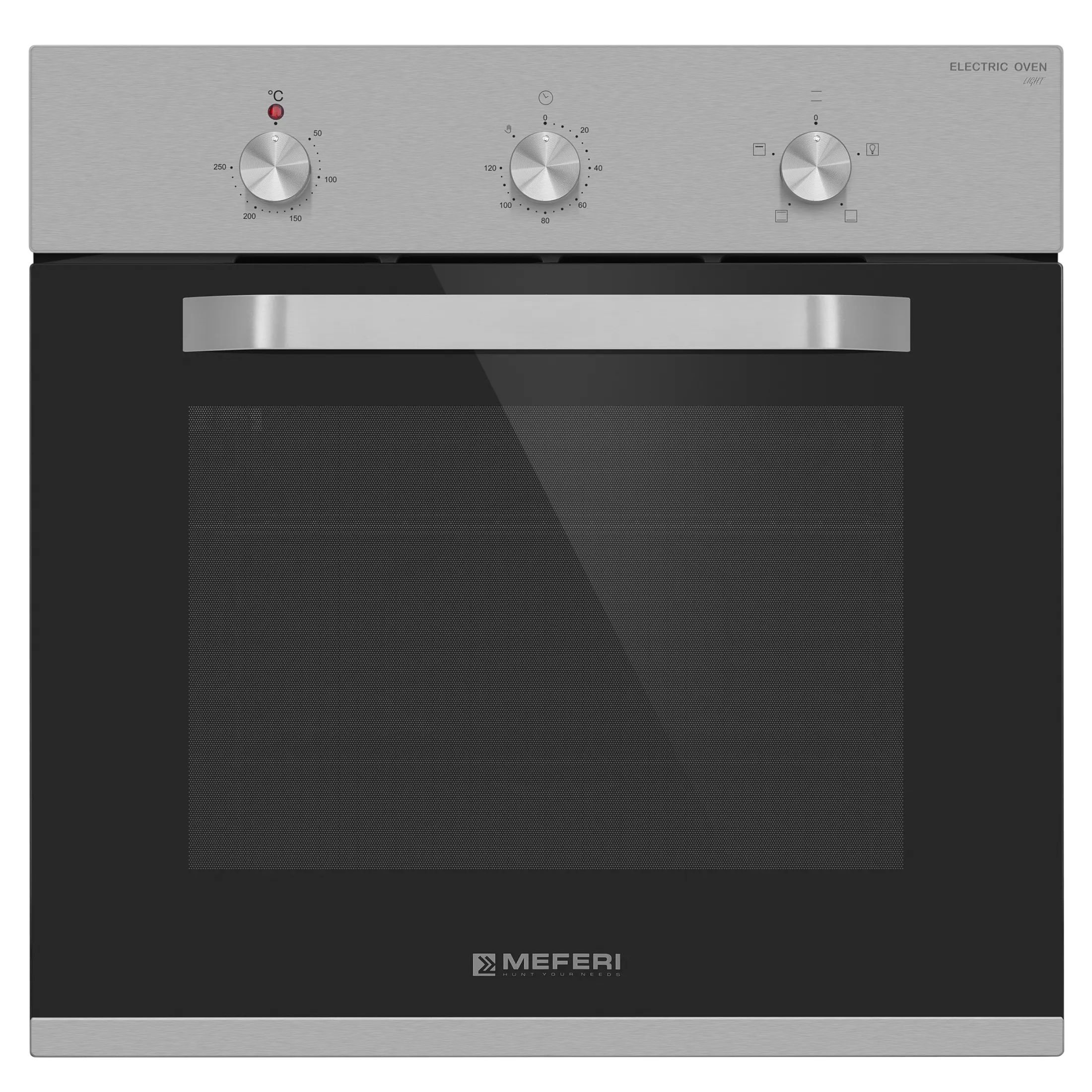 Духовой шкаф электрический Meferi MEO604IX LIGHT, нержавеющая сталь