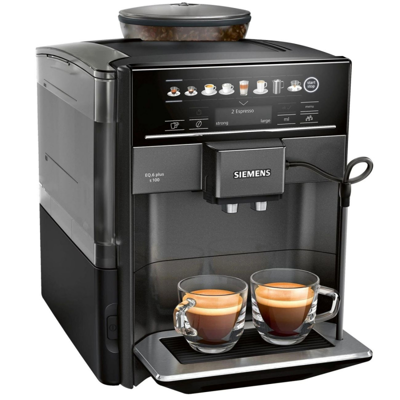 Кофемашина автоматическая Siemens EQ.6 plus s100 TE651319RW, черный