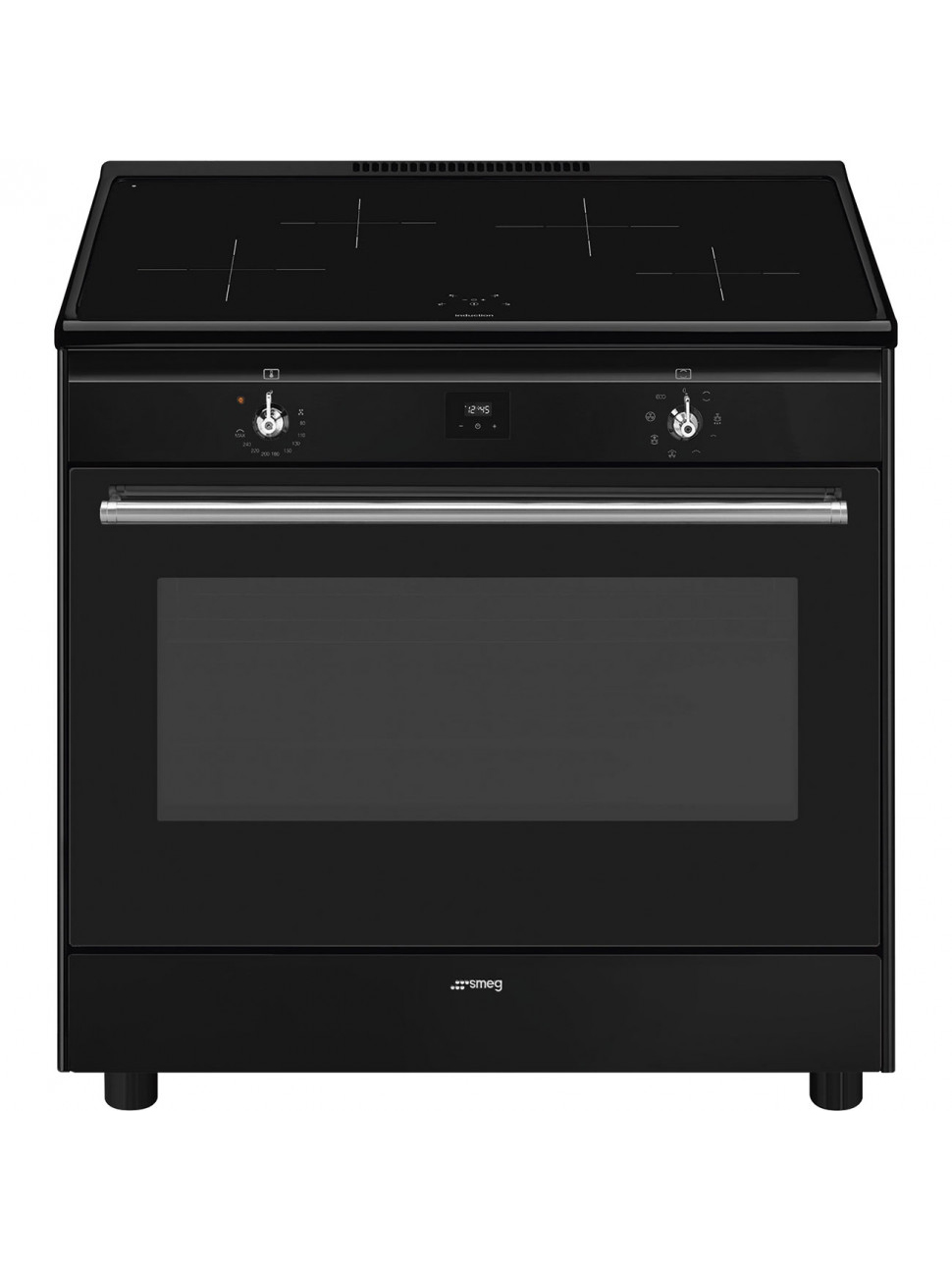 Варочный центр электрический Smeg CX91IMBL, черный