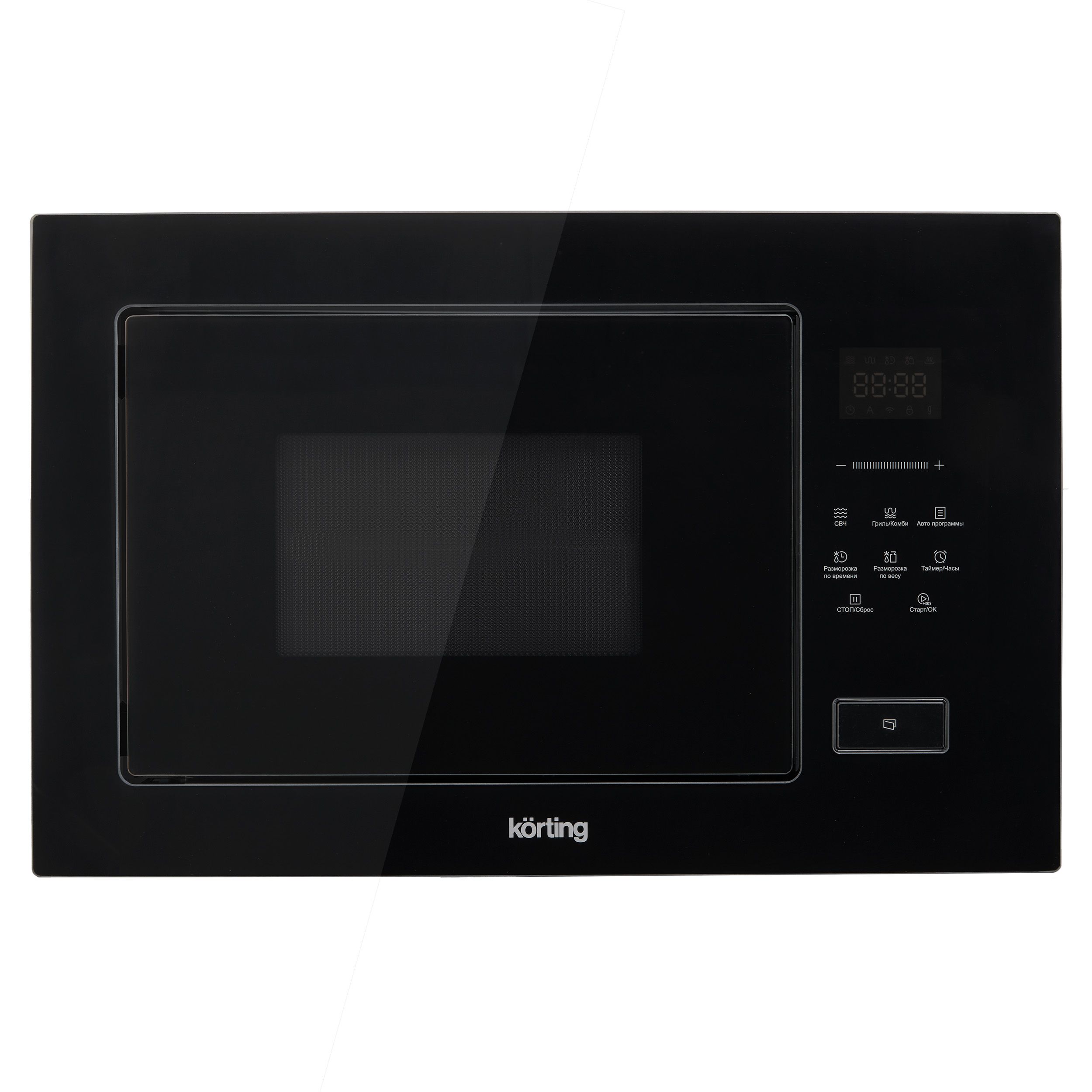 Микроволновая печь встраиваемая Korting KMI 827 GN, черное стекло