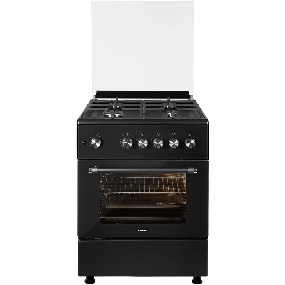 Плита газовая NORDFROST GG 6064 B, черный