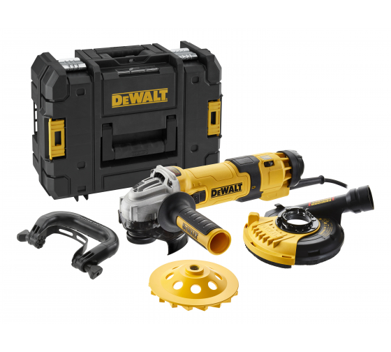 Шлифмашина угловая DEWALT DWE4257KT-QS
