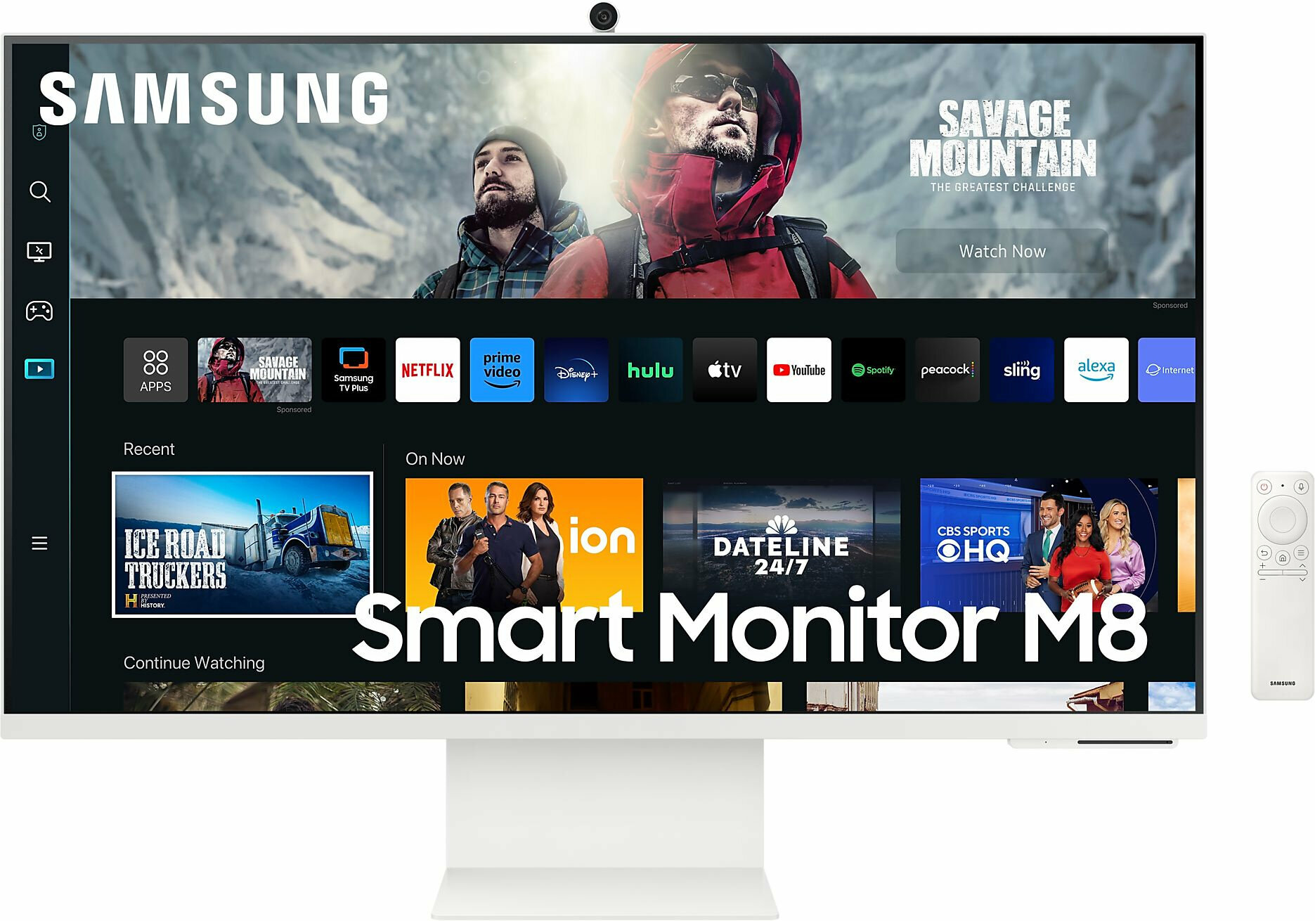 Монитор Samsung M8 LS32CM801UI белый