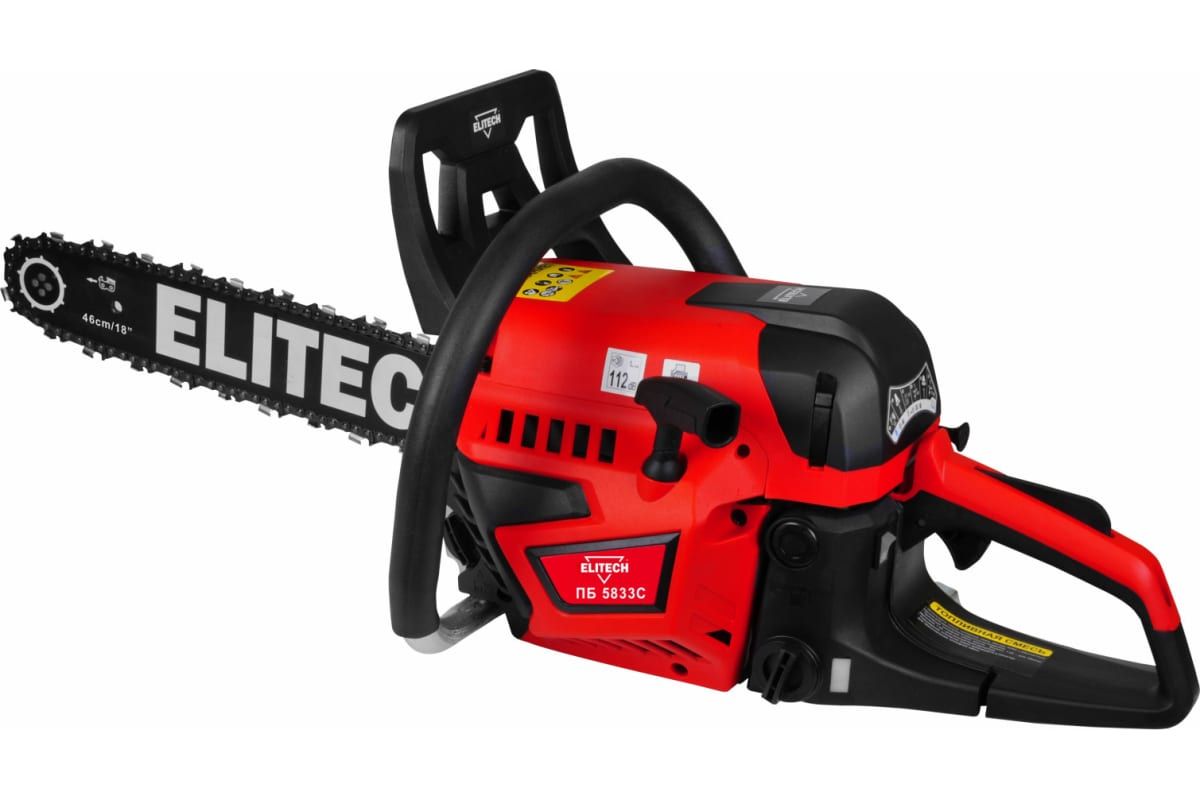 Пила цепная бензиновая ELITECH ПБ 5833C (E1611.012.00)