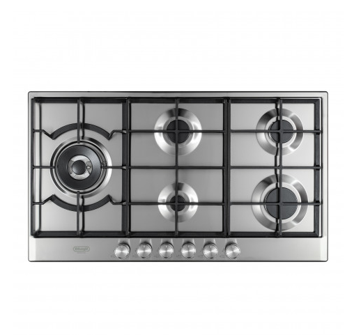 Варочная панель газовая DeLonghi NSL 590D X RUS, нержавеющая сталь