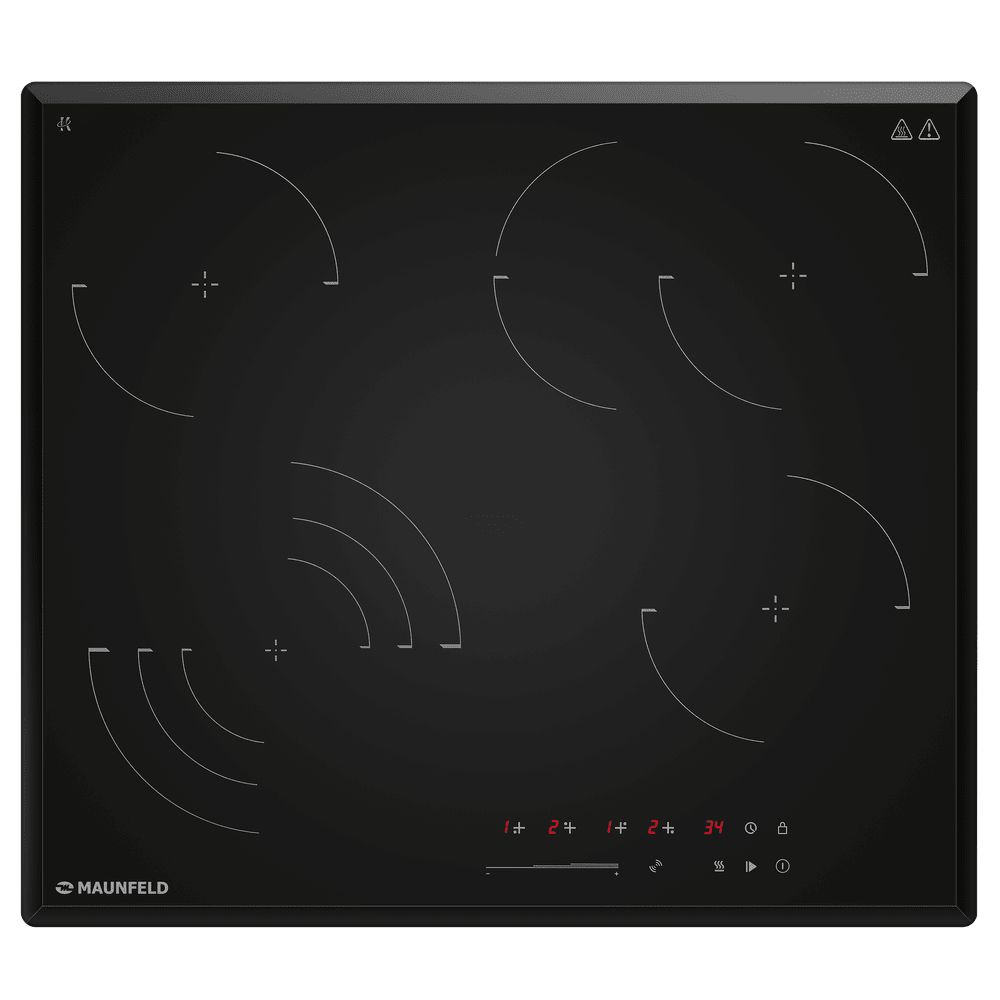 Варочная панель электрическая Maunfeld CVCE594SSMDBK LUX, черный