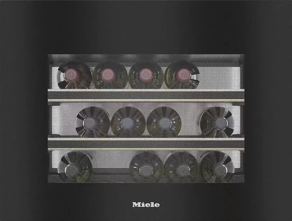 Винный шкаф встраиваемый Miele KWT 7112 iG 125 Gala Ed Obsidian Black Matt, черный обсидиан матовый