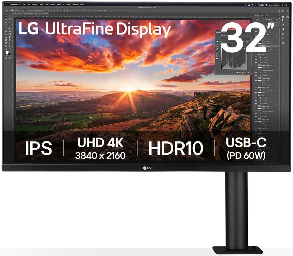Монитор LG 32UN880K-B