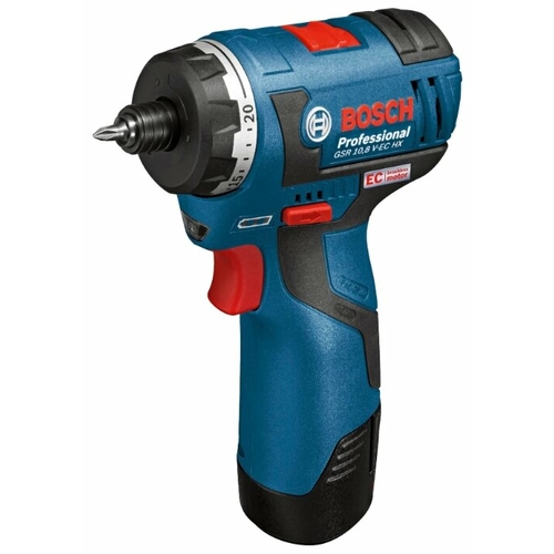 Шуруповерт BOSCH GSR 10,8 V-EC HX 2.0Ah x2 L-BOXX 0.601.9D4.100