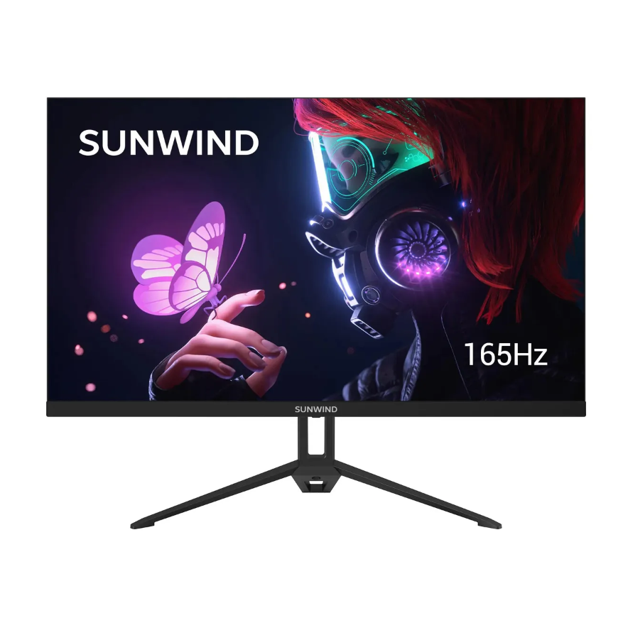 Монитор SunWind SUN-M24BA107, черный