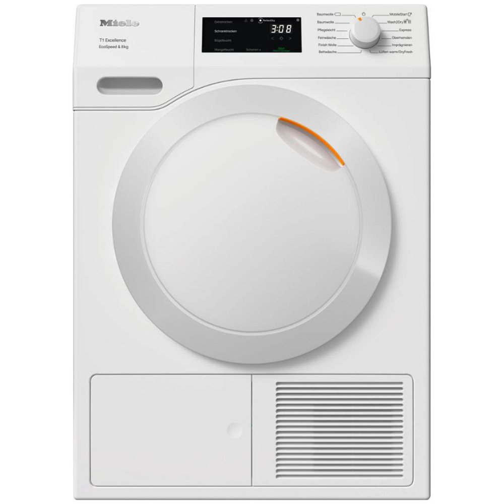 Сушильная машина Miele TEC575WP EcoSpeed&8kg Lotus White, белый лотос