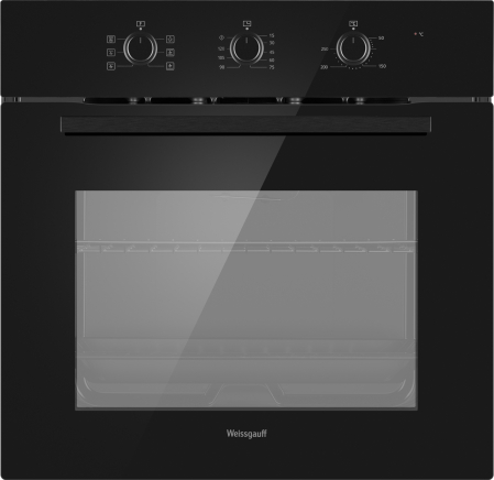 Духовой шкаф электрический Weissgauff EOM 266 PMB, черный