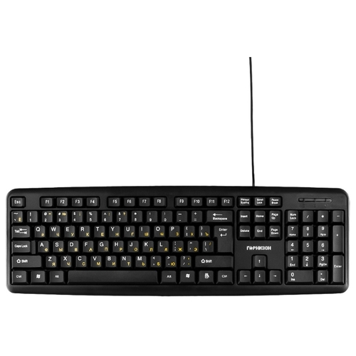 Клавиатура Гарнизон GK-100 Black USB