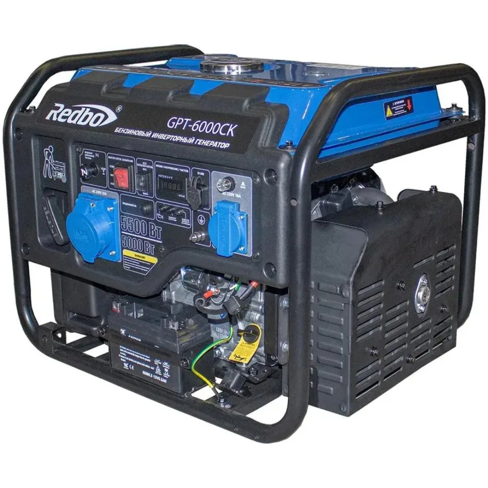 Генератор бензиновый Redbo GPT-6000CK