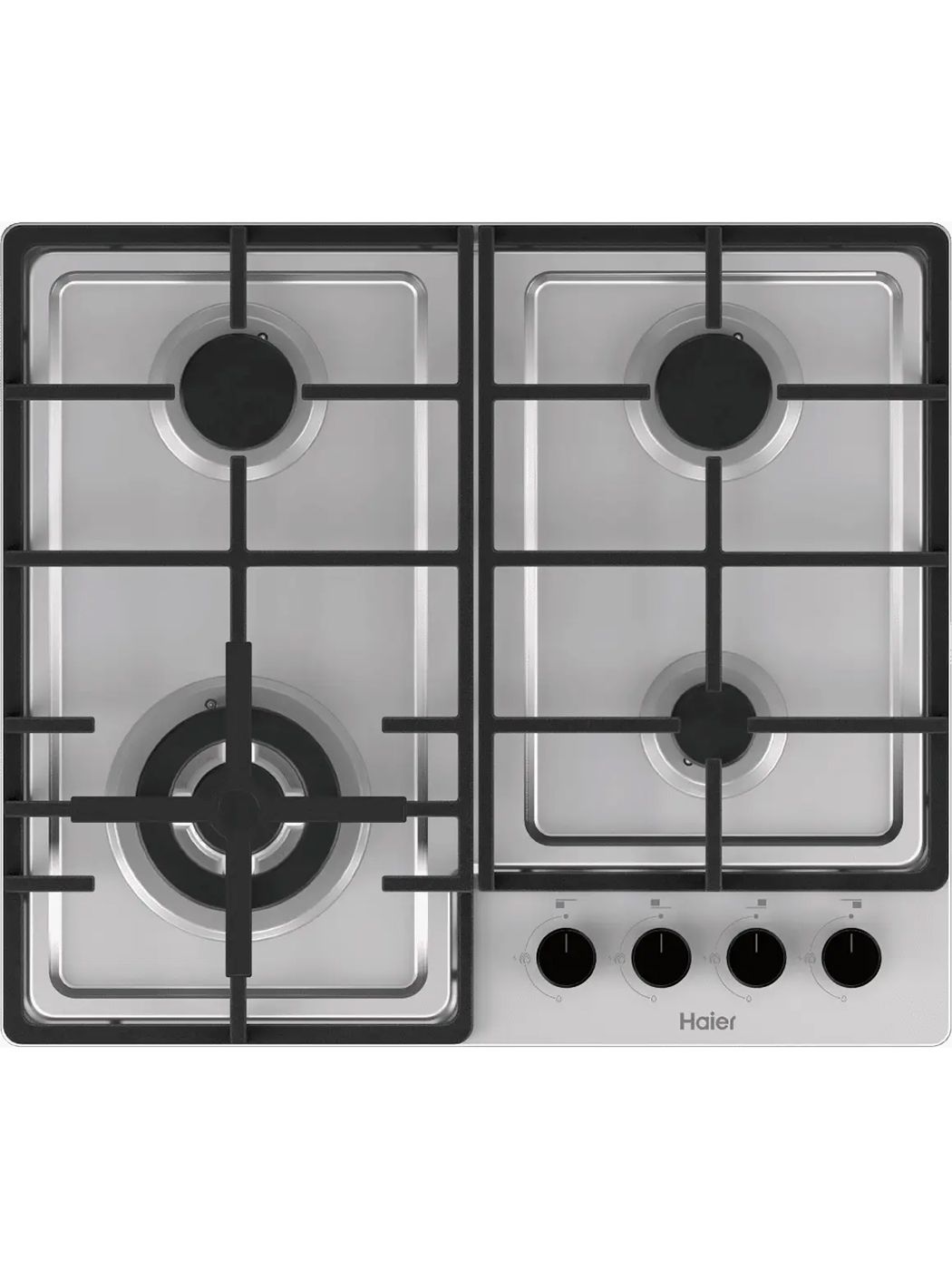 Варочная панель газовая Haier HHQ-M64CTX, нержавеющая сталь
