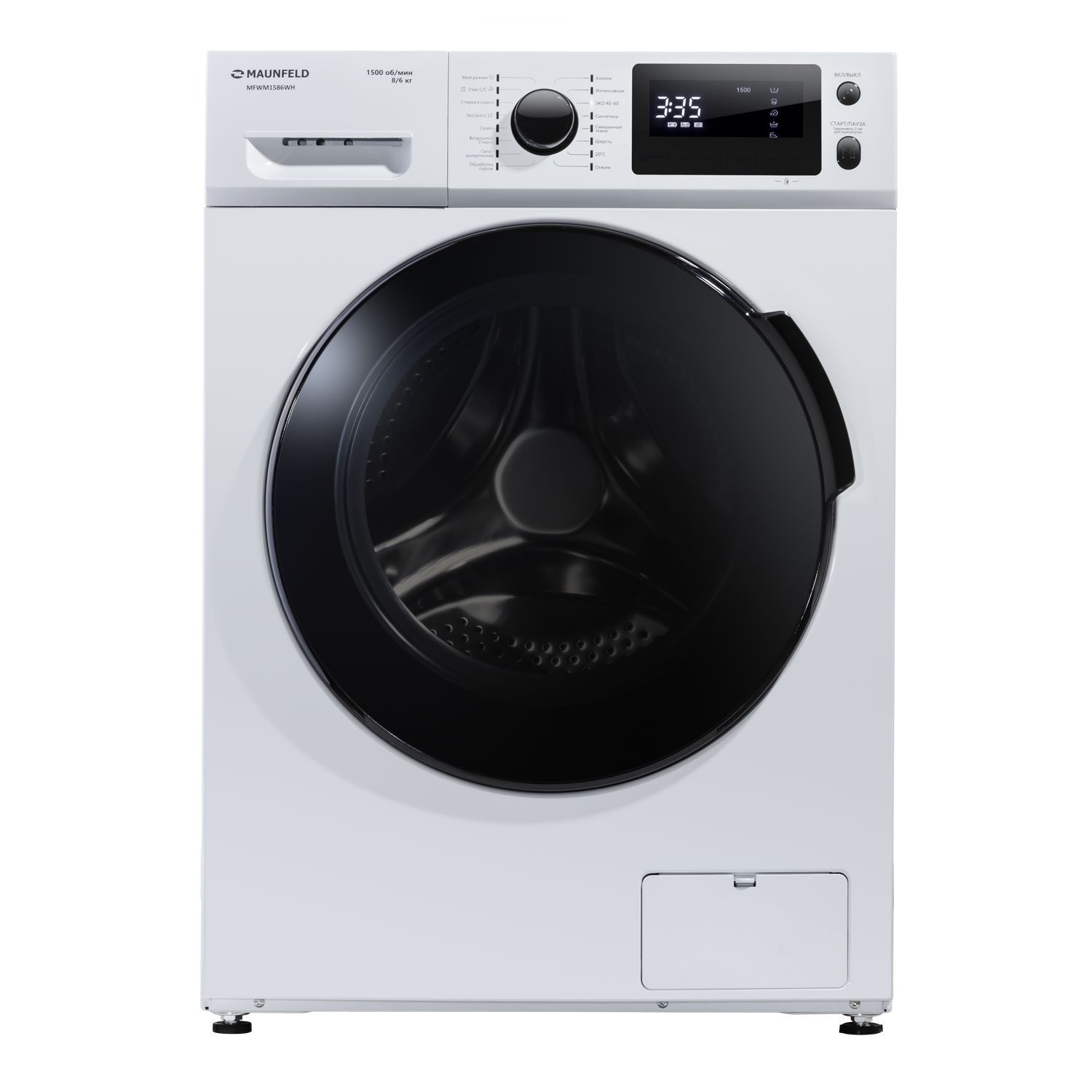 Стиральная машина с сушкой MAUNFELD MFWM1586WH