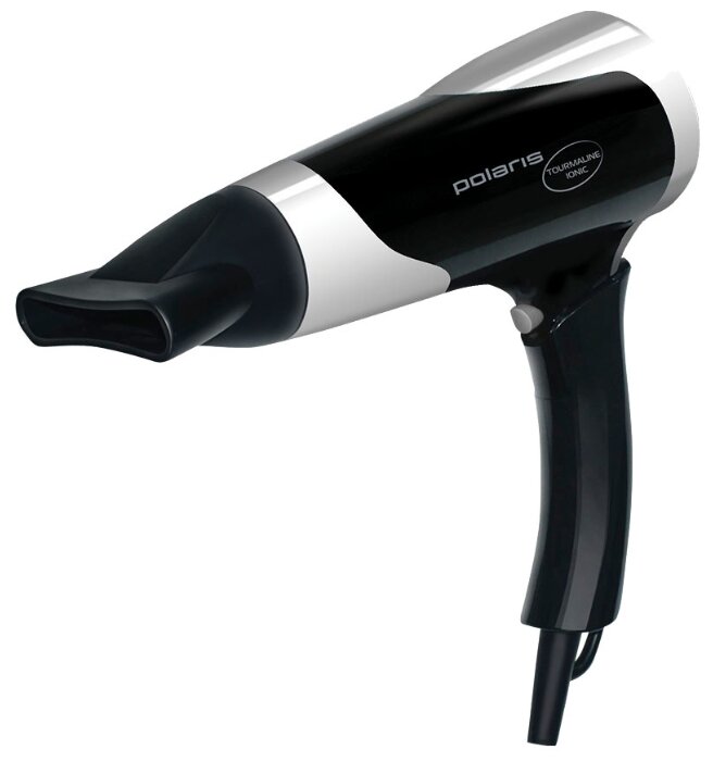 Фен Polaris PHD 1667 TTi черный/серебристый