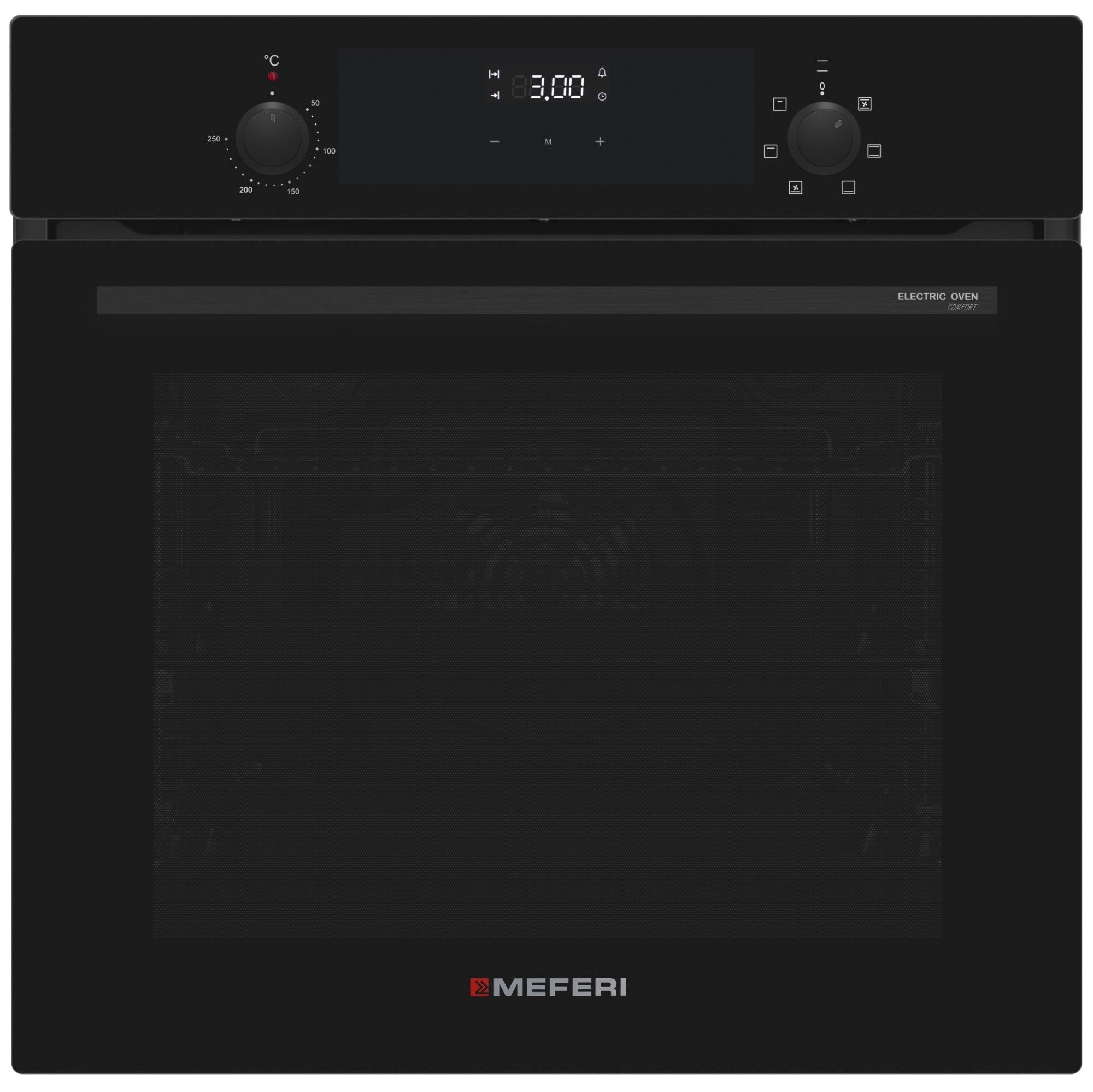 Духовой шкаф электрический Meferi MEO607BK COMFORT, черный