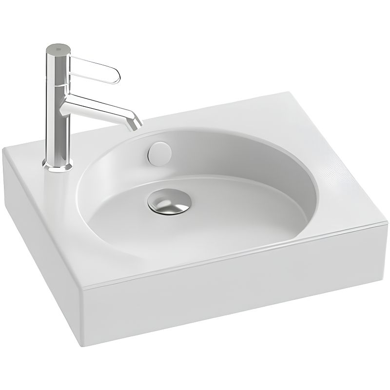 Раковина угловая Jacob Delafon Odeon Rive Gauche EGP112-00, белый