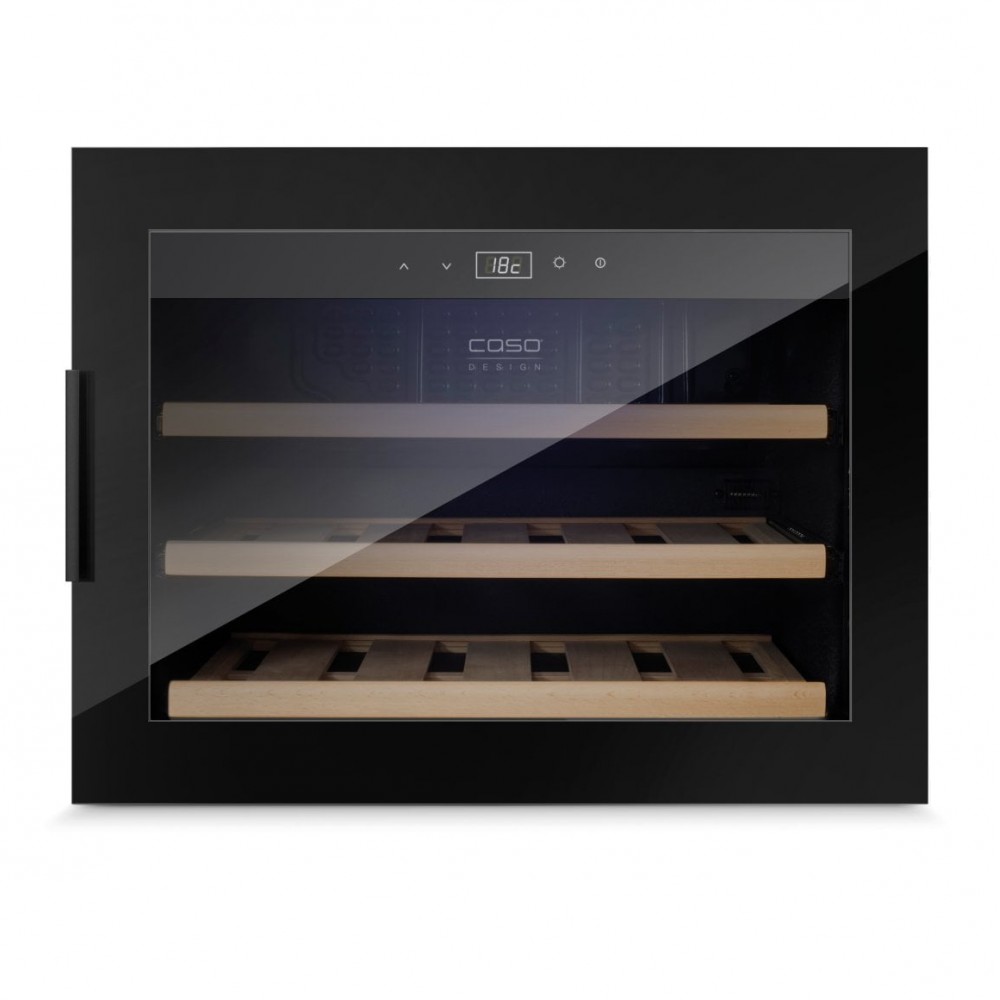 Встраиваемый винный шкаф Caso WineSafe 18 EB black